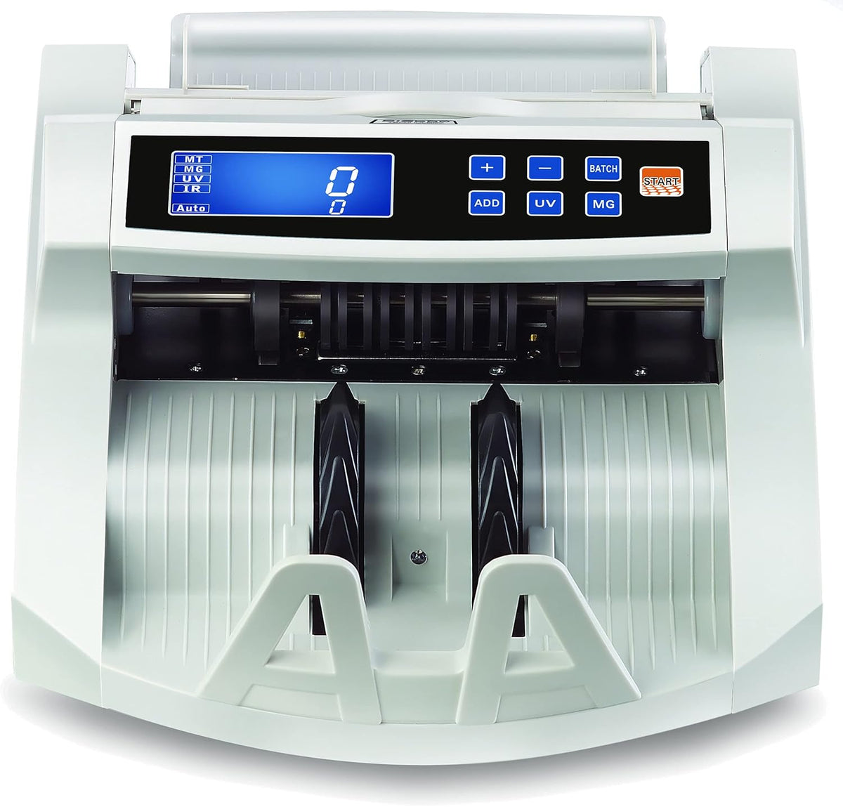 Technology BB-2150CW Geldtelmachine, herkent vals geld onmiddellijk, snel bankbiljettentester, telt veilig 1000 bankbiljetten per minuut, euro, US-dollar, pond