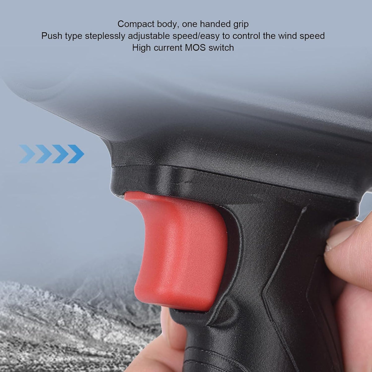 Mini Turbo Ventilator – Handblazer – Luchtblazer – Mini Ventilator – Turbo Blower – Borstelloze Motor 64mm – 60.000 RPM Stuwkracht