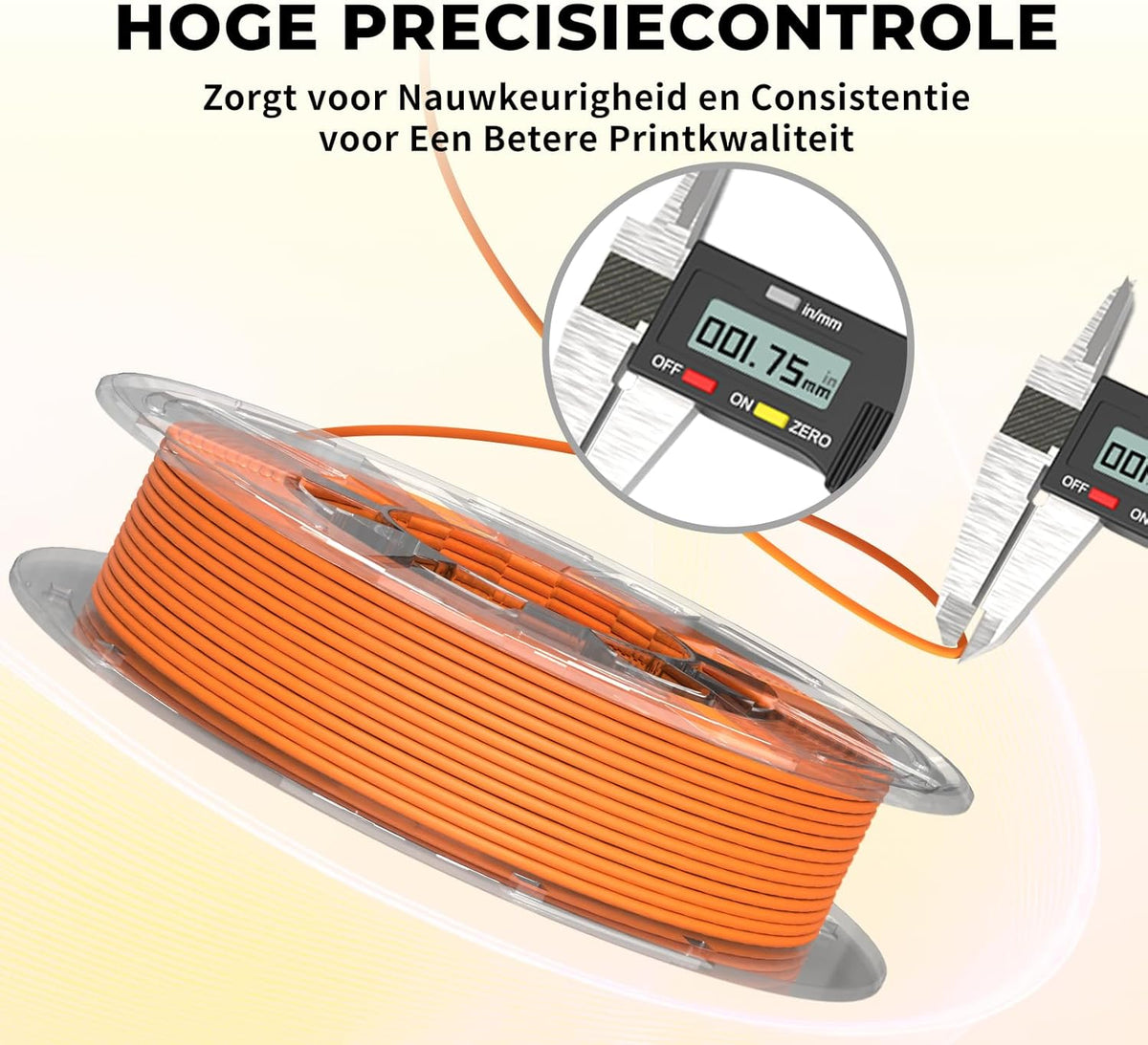 PLA Filament Set – 3D Printer Filament – 3D Printdraad – 3D Printmateriaal – 3D Printer Spoelen – 1,75 mm Diameter (±0,03 mm) – 8 Kleuren Inclusief Regenboog – Vochtbestendig en Kluwen-vrij