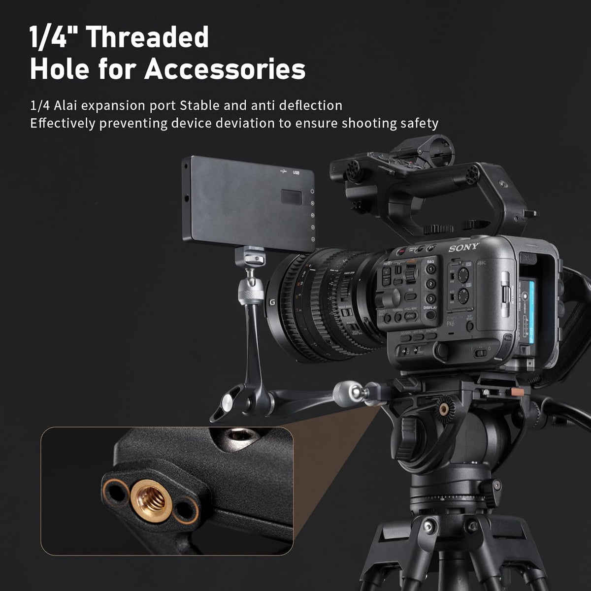 Videostatiefsysteem – Videostatief – Camerastatief – Driepoot – Statief Met Vloeistofkop – 72 Inch – Dubbele Buis Van Sterk Aluminium