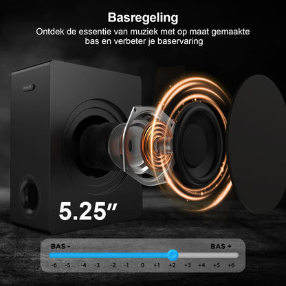 Soundbar – Home Cinema Speaker – Audio Bar – TV Luidspreker – Sound System – Dolby Atmos 3D Geluid – 200W Piekkracht Met Externe Subwoofer