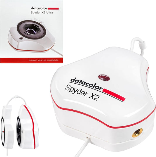 Datacolor Spyder X2 Ultra - Monitor Color Calibrator met hoge helderheid voor foto's, video en digitaal ontwerpwerk. Garandeert kleurnauwkeurigheid en consistentie voor monitoren