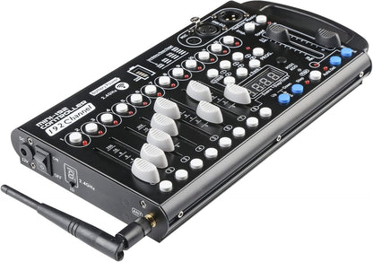 Draadloze DMX-Controller Met Batterij – DMX512-Console – Lichtmixer – Lichtsturing – Lichtboard – 192 Kanalen – 240 Scènes