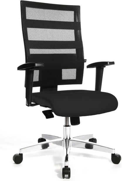 Topstar 959Tt200 X-Pander, Ergonomische Bureaustoel, Bekledingsstof, 48 X 48 X 116 Cm, Zwart