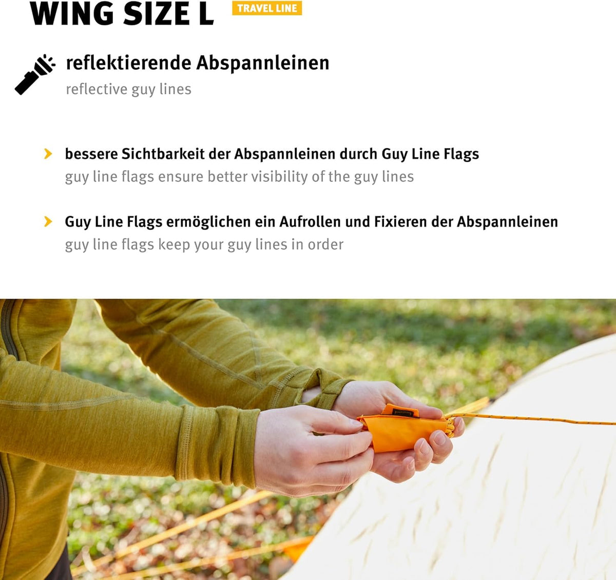 Wechsel Tents Wing L – Stevige Waterdichte Canvas Luifel voor Tenten en Hangmatten - Travel Line