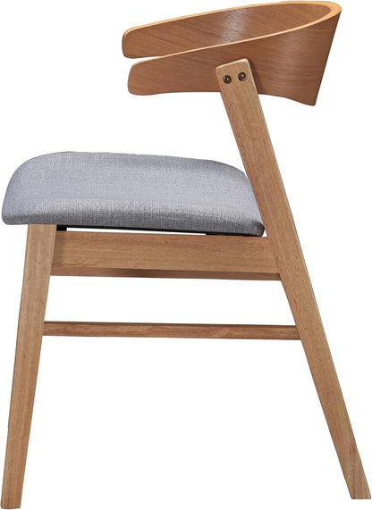 Selsey Panize Stoel, Engineered Wood, Natuurlijke Eiken, 50,5 cm Lengte