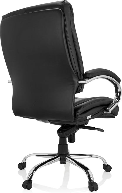 hjh OFFICE XXL bureaustoel XXL H 100 Kunstleder Zwart
