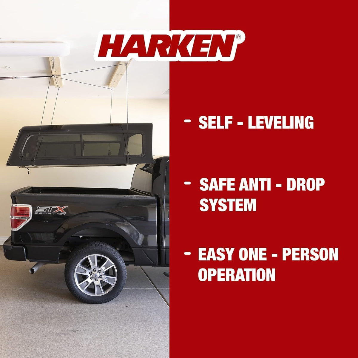 Harken Utility, Bike en Dinghy Hoisters 4 Point Hoister 200# Systeem