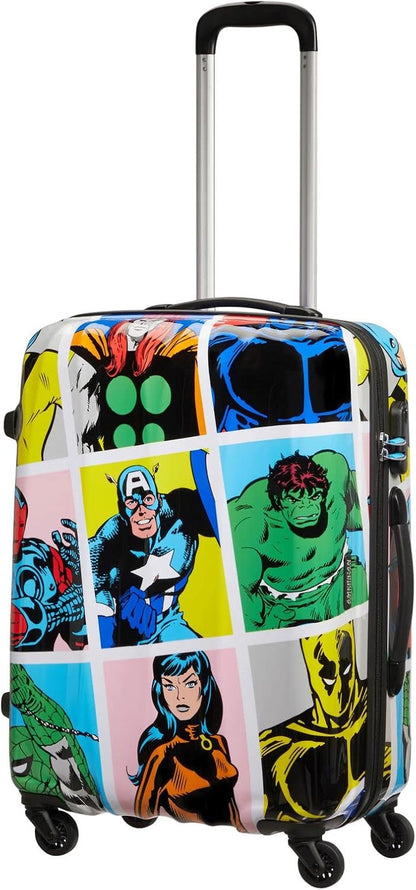 American Tourister Marvel Legends Spinner, meerkleurig (Marvel Pop Art), M (65 cm - 62.5 L), Bagagekoffer