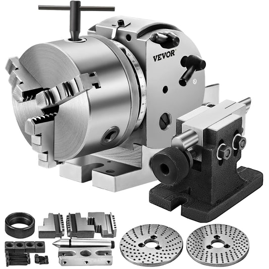 VEVOR Indexing plate BS-0, Cast iron separation plate, splitting head, ideal for vertical/horizontal milling machines, turntables, circular cutting and drilling work