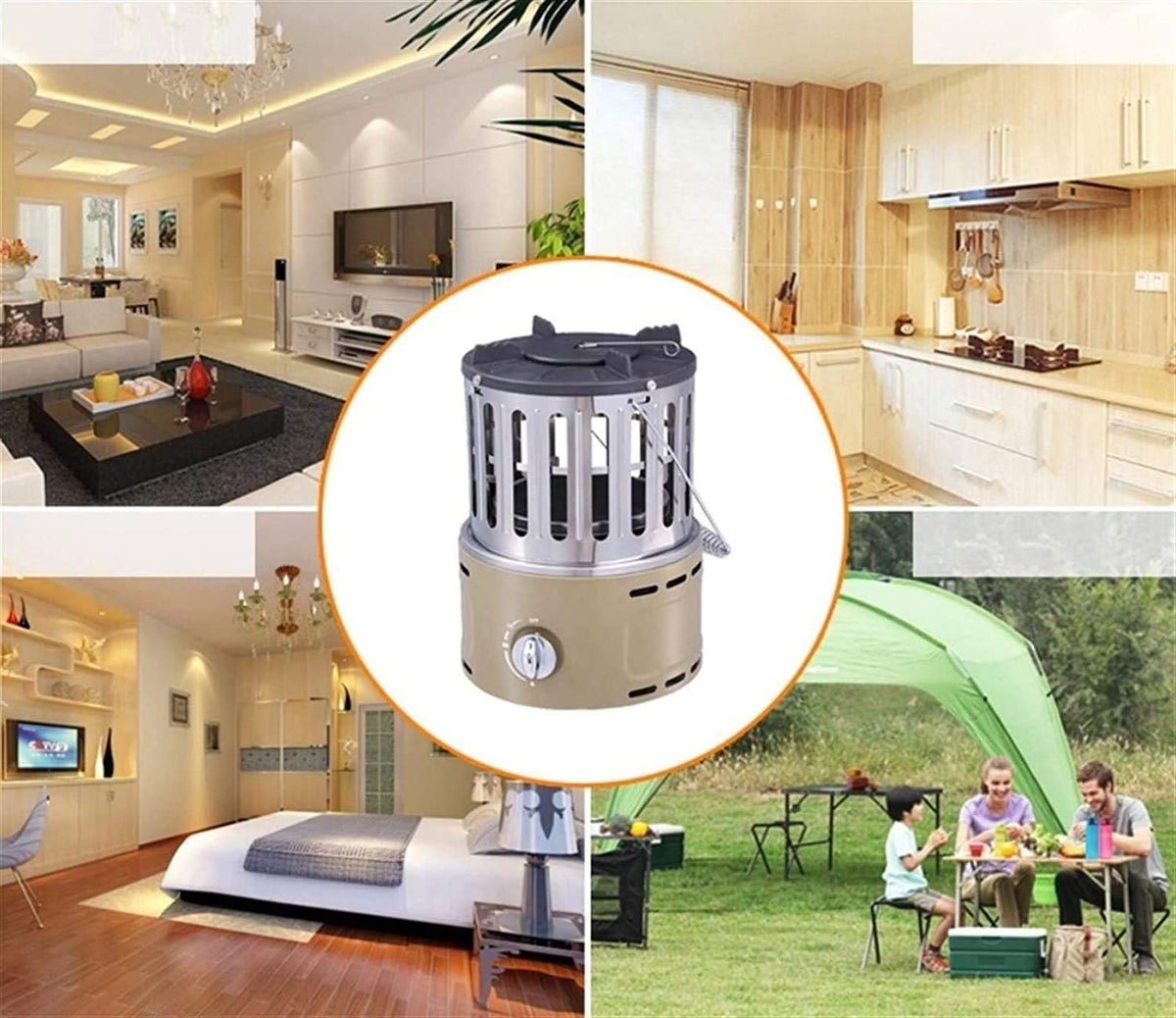 Terrasverwarmers Mini Gasverwarmer Huishoudelijke Multifunctionele Kachel Outdoor Terrasverwarmer Rvs Kachels Voor Binnenshuis Tuin Terrasverwarmers