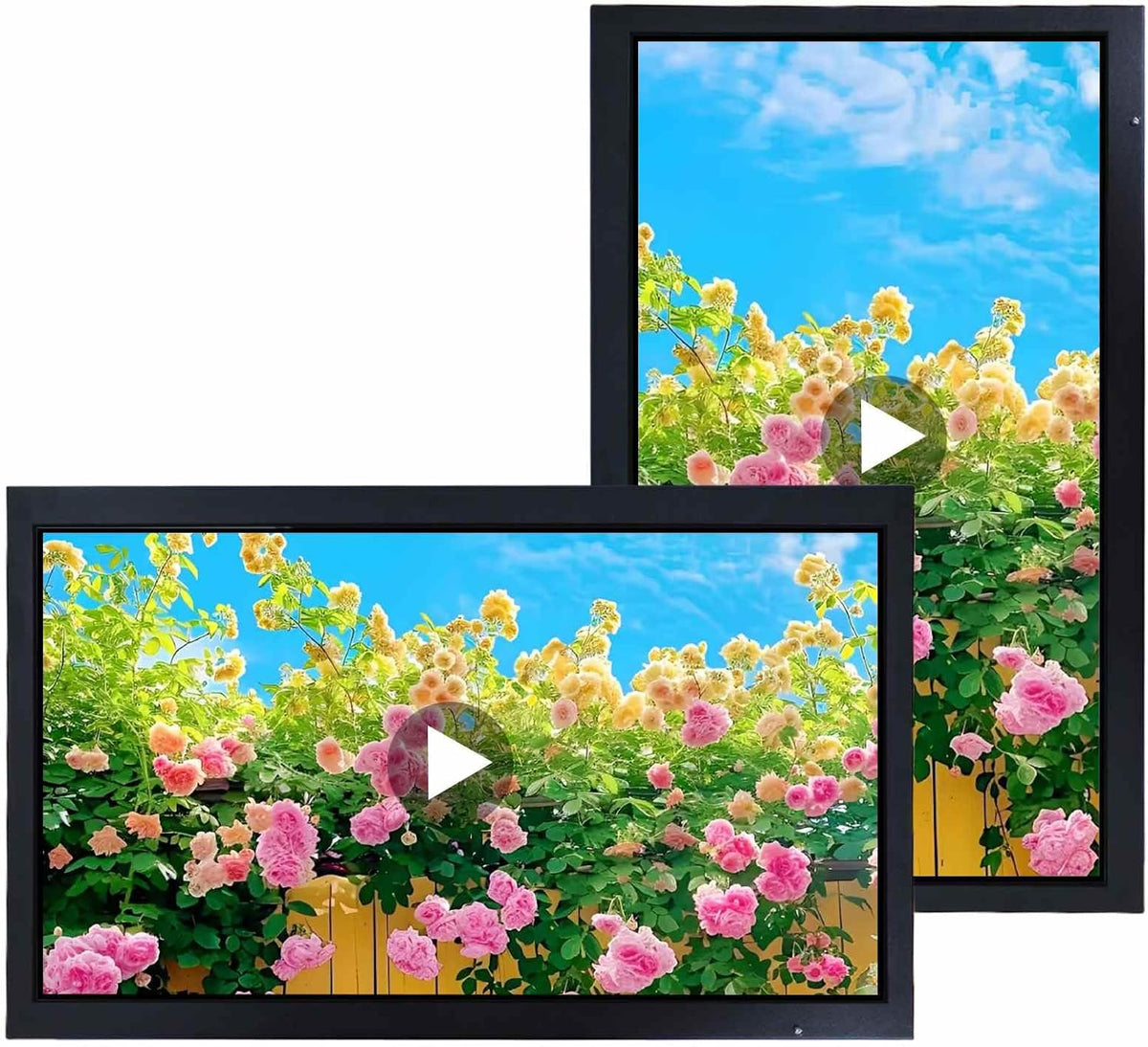 VSDISPLAY 17.3 duim 1920x1080 FHD Draagbare Reclame TFT LCD Monitor, USB Video Port, Ondersteuning Autoplay, Auto Helderheid Aanpassing