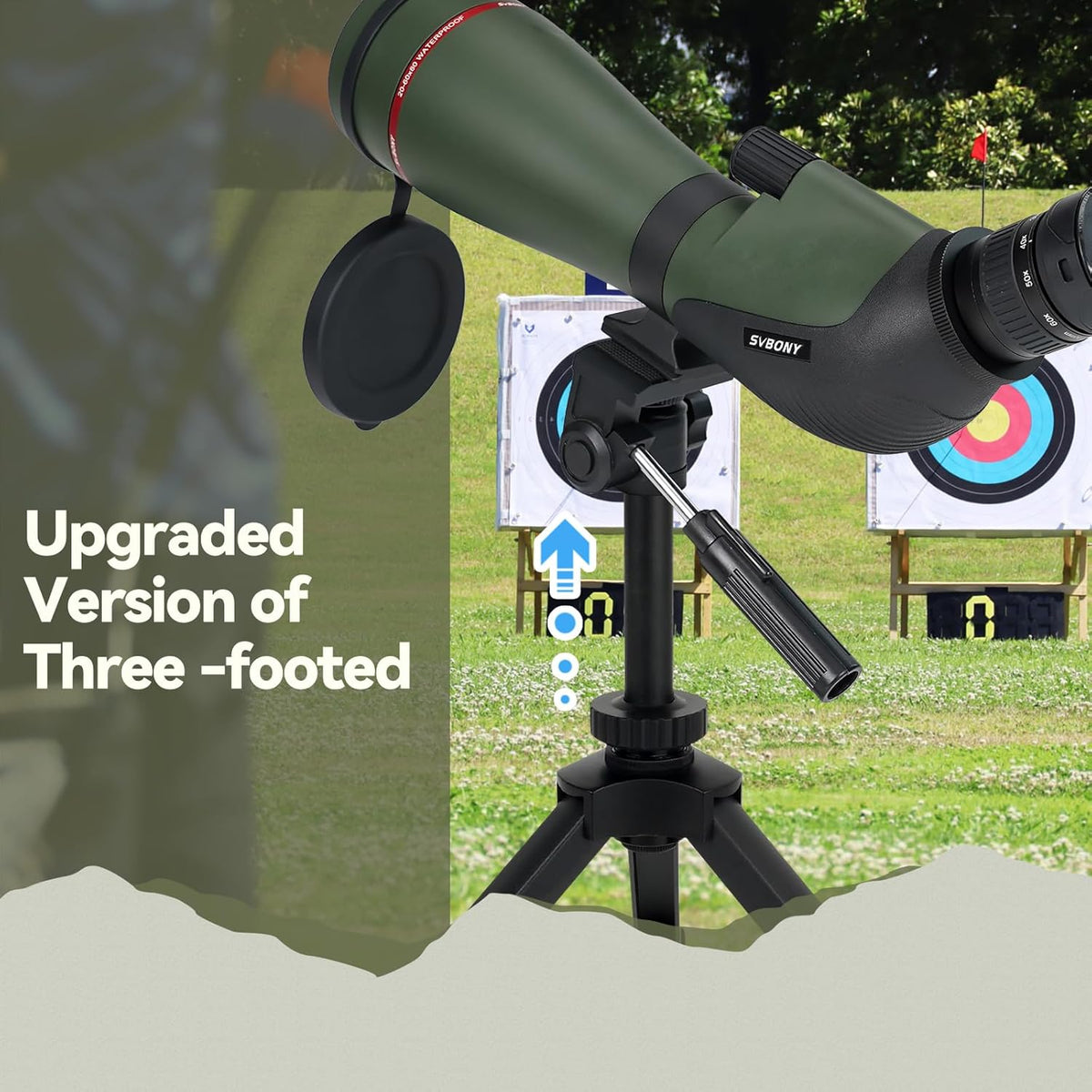 Spotting Scope – Verrekijker – Afstandskijker – Jachtkijker – Vogelkijker – 20-60x Zoom – 80mm Lens met HD FMC Coating