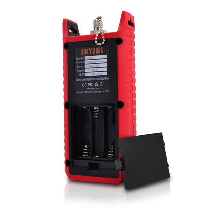 1310nm en 1550nm OLS Optische Lichtbron SM Optical Fiber Light Source Tester met SC+FC+ST+LC UPC adapter en Kleurenscherm-SS100S3