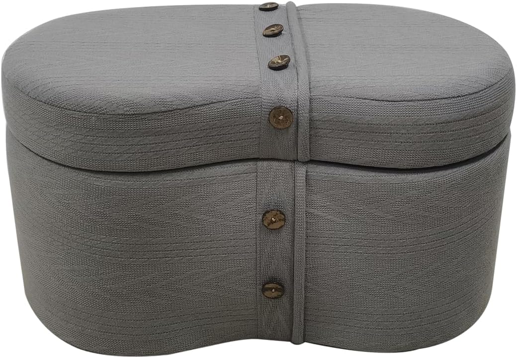 Tapisado GUNNAR GRIS 70 x 36 x 37 cm 70 x 36 x 37 cm