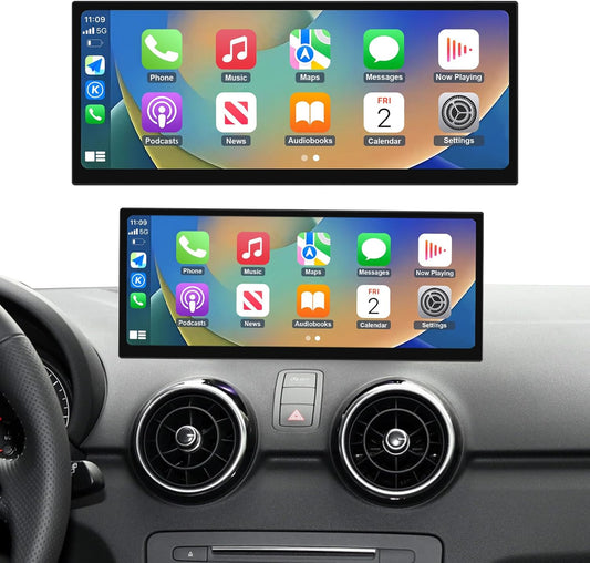 Autoradio – Touchscreen – Autoradioscherm – Multimediascherm – Navigatiescherm – Voor 2012-2018 Met 3G MMI/RMC Systeem – 12,3 Inch 1920 x 720 – Draadloze En Bekabelde CarPlay & Android Auto