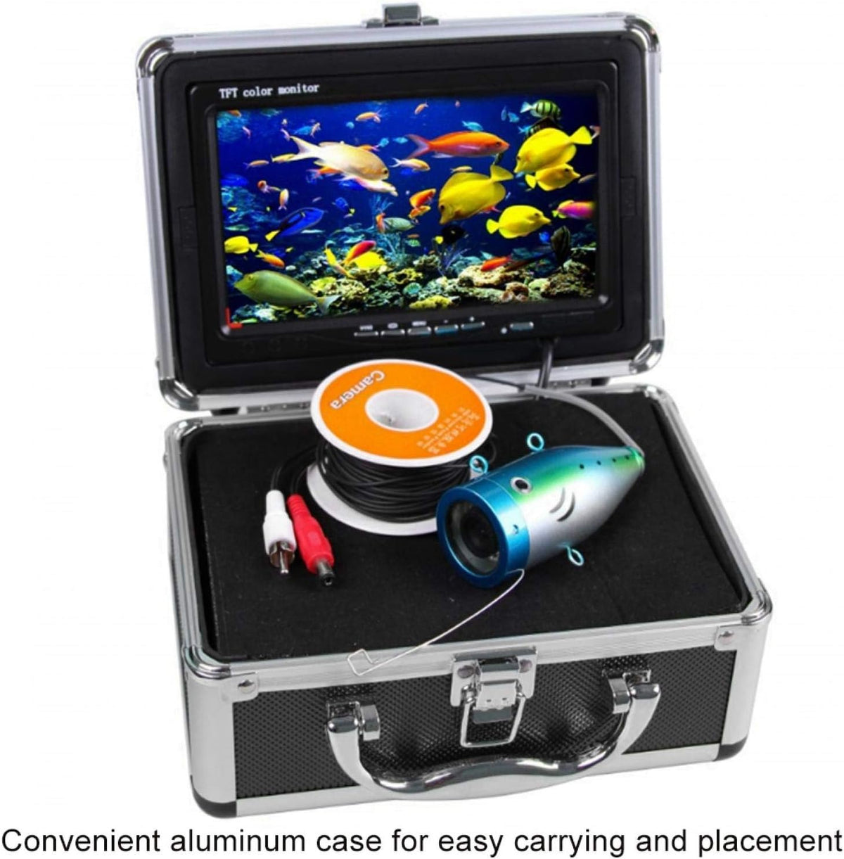 Fishfinder Videocamera Kit Waterdichte 30 m kabel 9 inch DVR met 30 meter kabel voor gebruik onder water(European regulations) underwater camera fishing unterwasserkamera zum angeln Cámaras espía