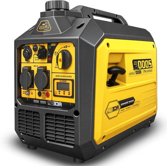Draagbare Generator – Stroomgenerator – Noodstroomvoorziening – Camping Generator – 4-Takt Motor – 2000W Piekvermogen – Stil Geluidsniveau 56 dB - QUORE