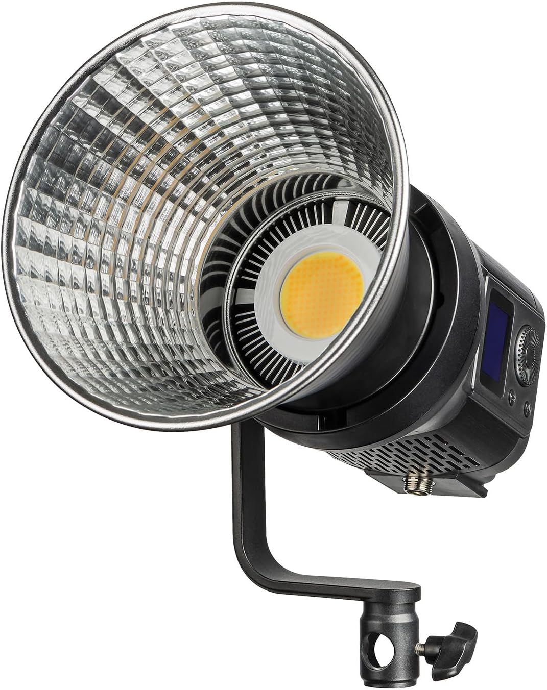 Walimex pro Niova Compact Bi Color dimbare LED-videolamp met Bowens-reflector, studiolicht met COB LED-technologie, 3000-6500 K, CRI=95+, lichtsterkte verstelbaar van 10-100%, 120W