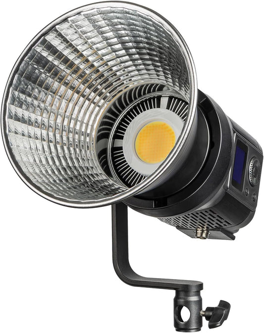 Walimex pro Niova Compact Bi Color dimbare LED-videolamp met Bowens-reflector, studiolicht met COB LED-technologie, 3000-6500 K, CRI=95+, lichtsterkte verstelbaar van 10-100%, 120W