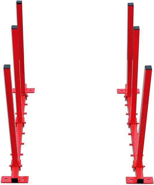 Opklapbare wandhouder voor bumpers – Bumperhouder – Bumperrek – Wandrek – Werkplaatsrek – Geschikt voor 3 bumpers – Armen van 600 mm