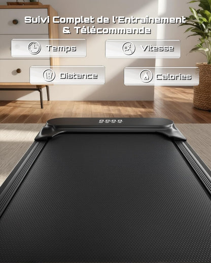 Walking Pad for Home and Office | Under Desk Treadmills Treadmill Machine Foldable Treadmill with Handle | Compact Walking Mat Inside 8Km/h treadmill - QUORE