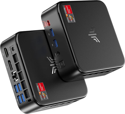 Mini PC – Mini Desktop – Compacte PC – Kleine Computer – Krachtige PC – AMD Ryzen 5 7430U Processor – Triple Display 4K & VESA Montage