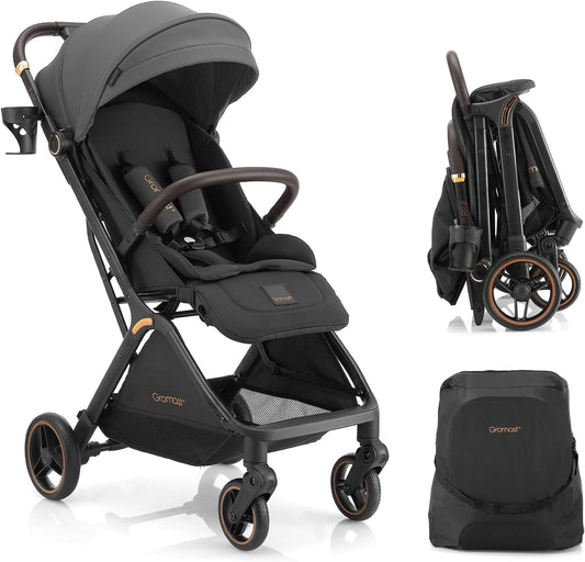 Gromast Wandelwagen van de baby A4 - Donkergrijs