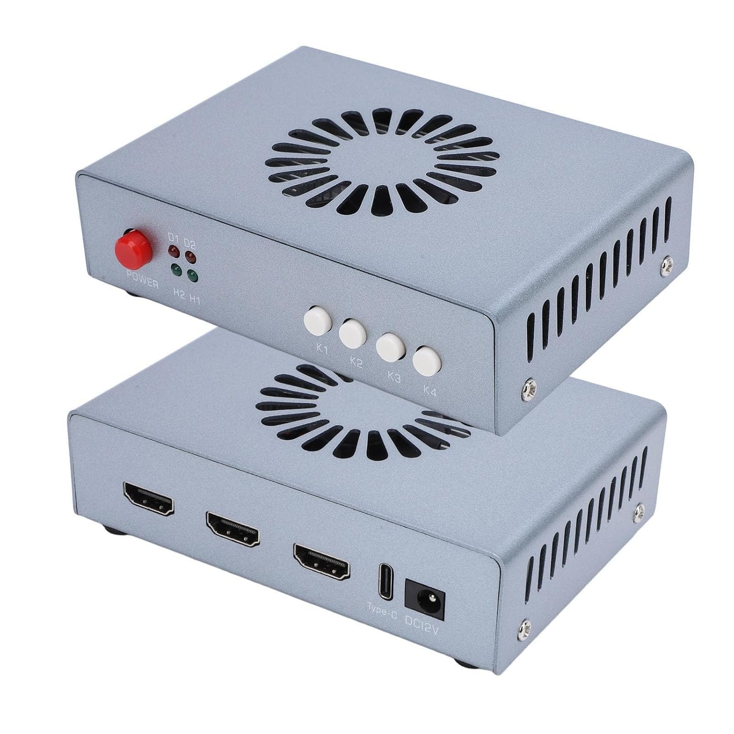 DMA Fuser – HD Multimedia Interface Fuser – Multimedia Interface Synthesizer – Signaal-Samenvoeger – Beeldsamenvoeger – 2 Ingangen Op 1 Scherm – 3840 x 2160 60 Hz – EU-Stekker