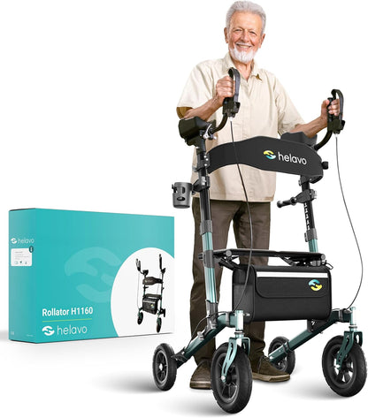 helavo H1160-EU Stand Up Walker PU Tires Green
