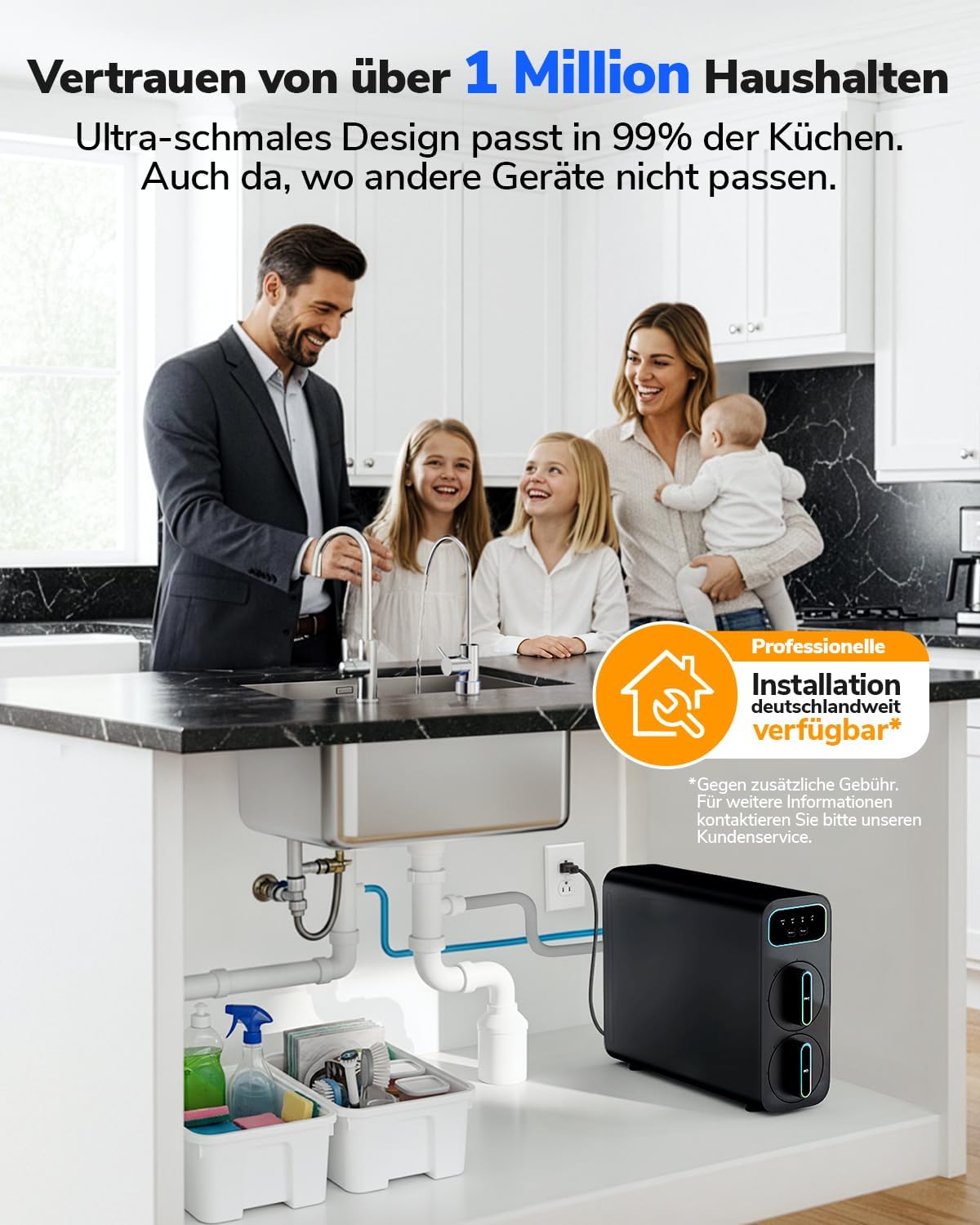 Ecoviva E6 Undertable-Reverse Osmosis Water Filter - QUORE