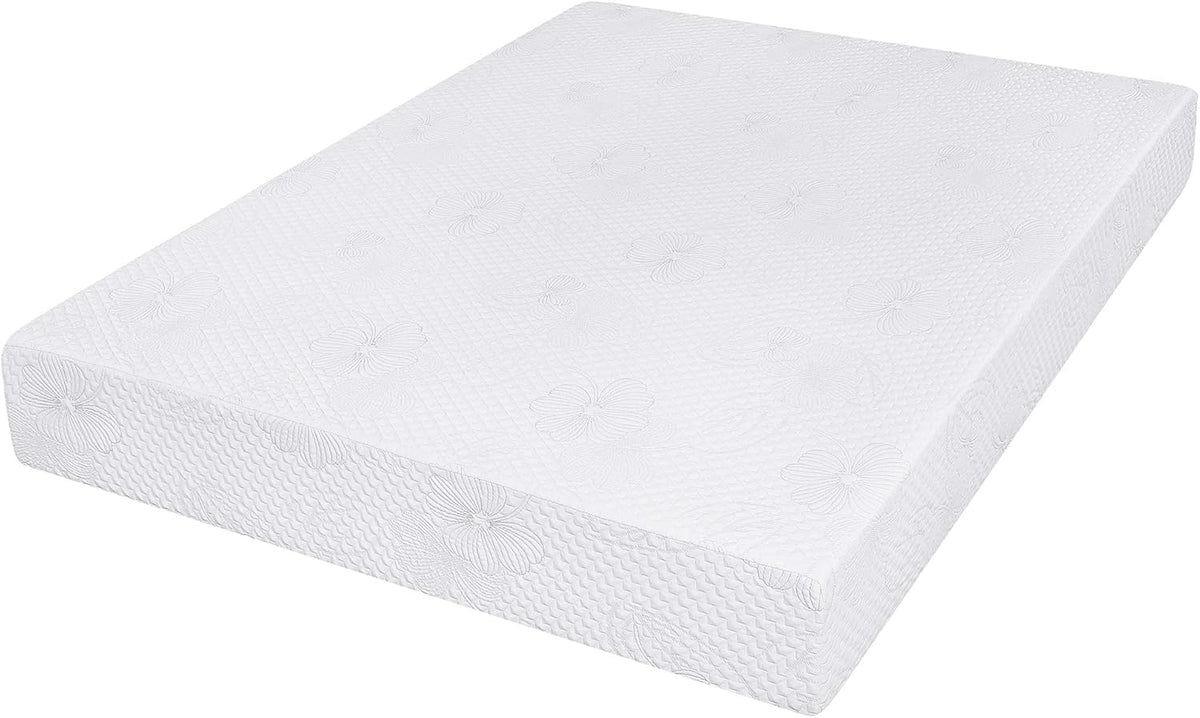 Olee sleep 20 cm Memory Foam Matras/Koud gelschuim/Öko-Tex/CertiPUR-US/comfortabel matras/rolmatras / 3 lagen / 140 x 200 cm/Full/Wit