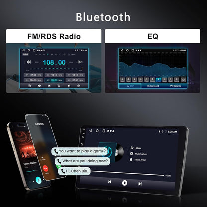 Hodozzy 2G + 64G Android-radio voor Renault Master 2019-2022 met Carplay Android Auto, draadloos, 10,1 inch (25,7 cm) touchscreen, GPS, Bluetooth, WLAN, DSP FM/RDS radio, stuurwielafstandsbediening