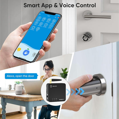 Welock Wifibox 3 Smart Bluetooth gateway wifi voor welock elektronisch deurslot, voor ontgrendeling op afstand en Alexa-verbinding