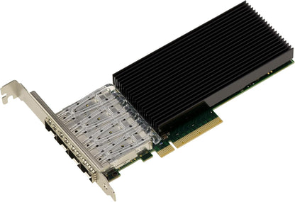 KALEA-INFORMATIQUE X722-DA4 4-poorts PCIe Fibre SFP+ LAN-controllerkaart met Intel vertrouwelijke chipset - 10GbE Ethernet-netwerkadapter