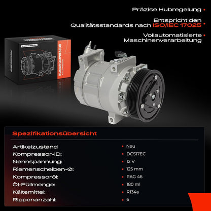 Frankberg 7711497037 Airconditioning Compressor Airconditioning Magnetische koppeling Compressor voor airconditioning Vervanging # 7711497037