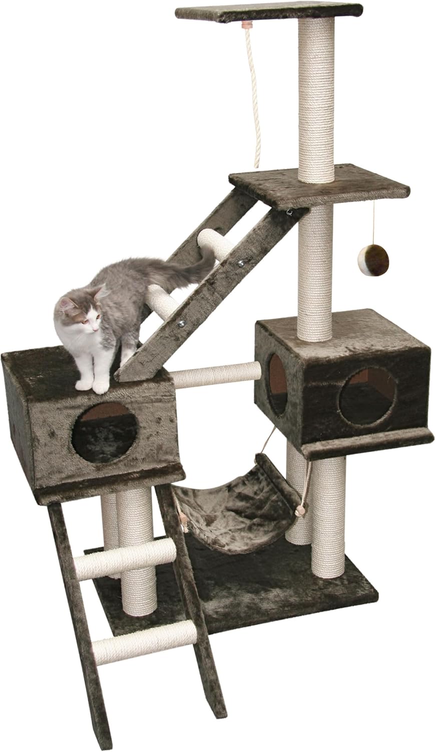 Kerbl Pet Krabpaal granaat, grijs 70 x 50 x 150 cm