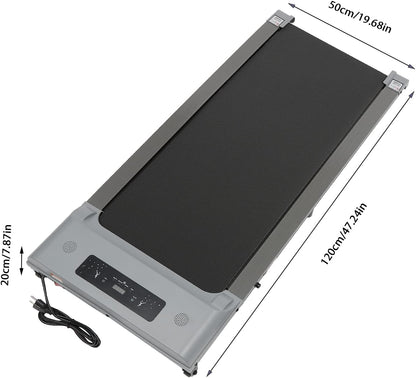 Treadmill Folding Electric with LCD Display Fitness Walkpad Jogging LED Electric Walkpad Remote Control Motorised Home Gym Exercise Bike Display Home Fitness Device Home - QUORE
