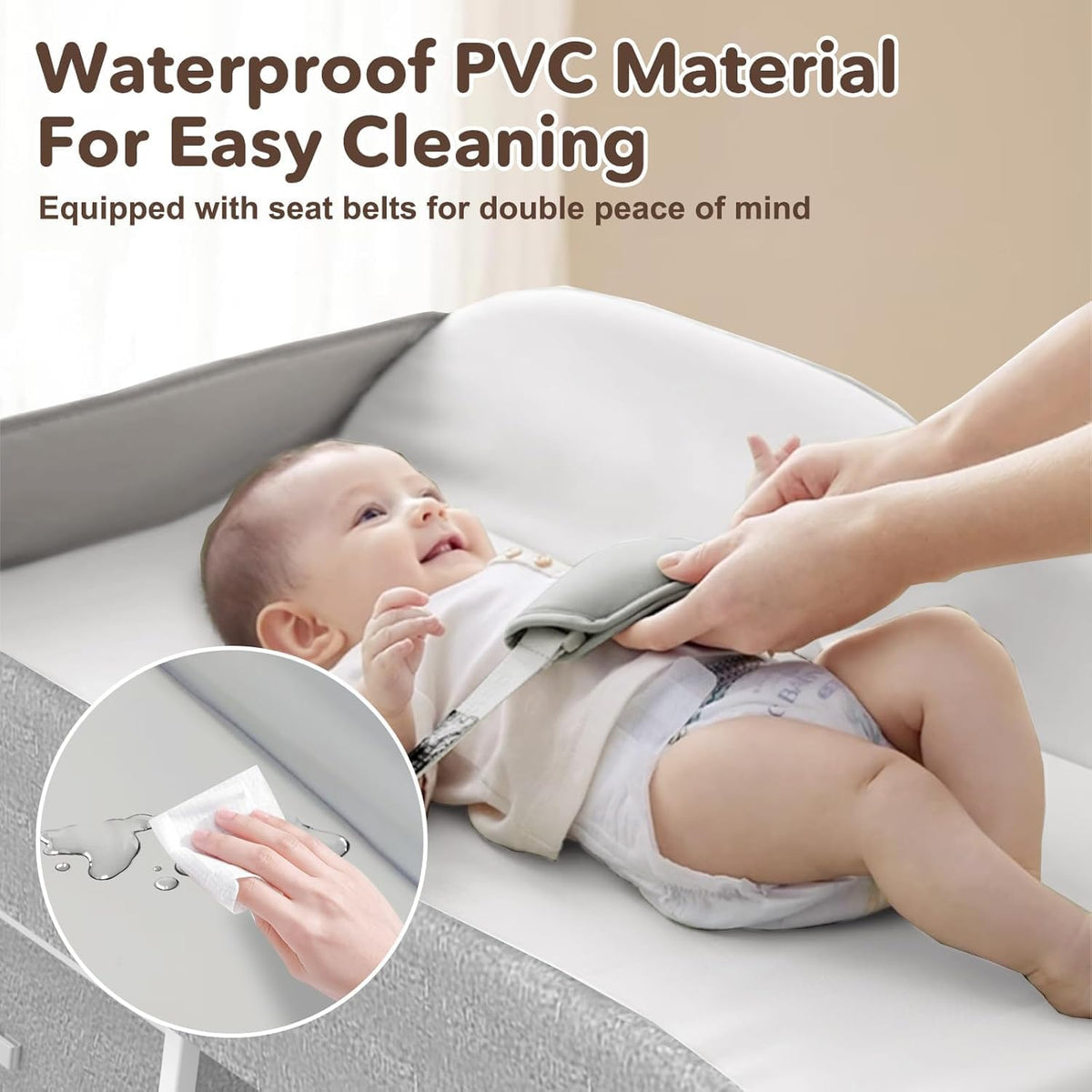 Opvouwbare babycommode