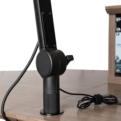 Gator Frameworks Professionele Desktop Broadcast/Podcast Microfoon Boom Stand met On-Air Indicator Licht (GFWMICBCBM4000)