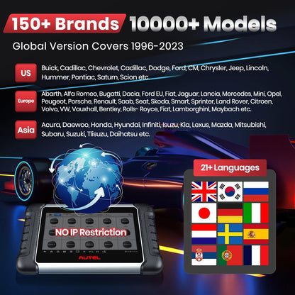 Autel MaxiPRO MP808BT PRO, 2 Jaar Gratis Update [twv €650], 2026 Upgrade van MS906BT MP808BT MP808S MP808, ECU-Codering, Bidirectionele Controle, 31+ Dienst, Volledige Diagnose, Android 11.0