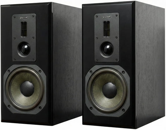 Dynavoice Definition DM-6 II Zwart – HiFi Boekenplank Luidsprekers Passief 6,5 Inch Kevlar, 2 Tweeters Ribbon + Soft Dome, X-Change Systeem, 35-32.000 Hz, 120W, 6 Ohm – Set van 2.