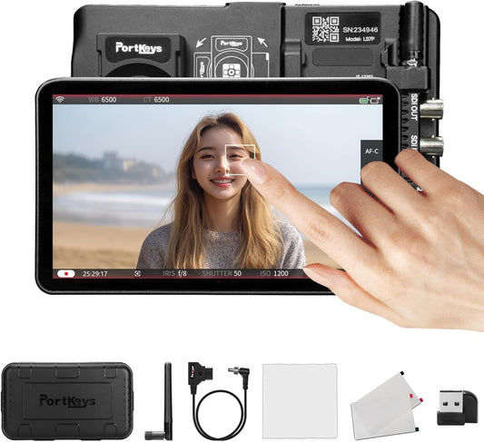 Cameramonitor – Veldmonitor – Camera Monitor – Videomonitor – Monitor Voor Camera – 7 Inch Touchscreen – 1000 Nits Full HD – Draadloze Camerabediening
