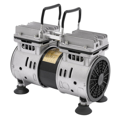 Vacuümpomp – Olievrije Pomp – Laboratoriumpomp – Industriële Vacuümpomp – Suppressiepomp – 550W Krachtige Motor – Fluisterstil 45 dB