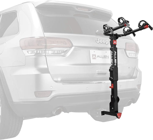 Allen Sports Premier Locking Quick Release 2-Bike Carrier voor 2 inch en 1 4 inch. Trekhaak, Model QR525, Zwart