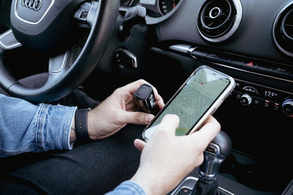 Tracker GPS basic notiOne® | Mini GPS Tracker voor voertuigen, motorfietsen, fietsen | Lokalizator zonder abonnement | Lange levensduur van de batterij | Gemaakt in Europa
