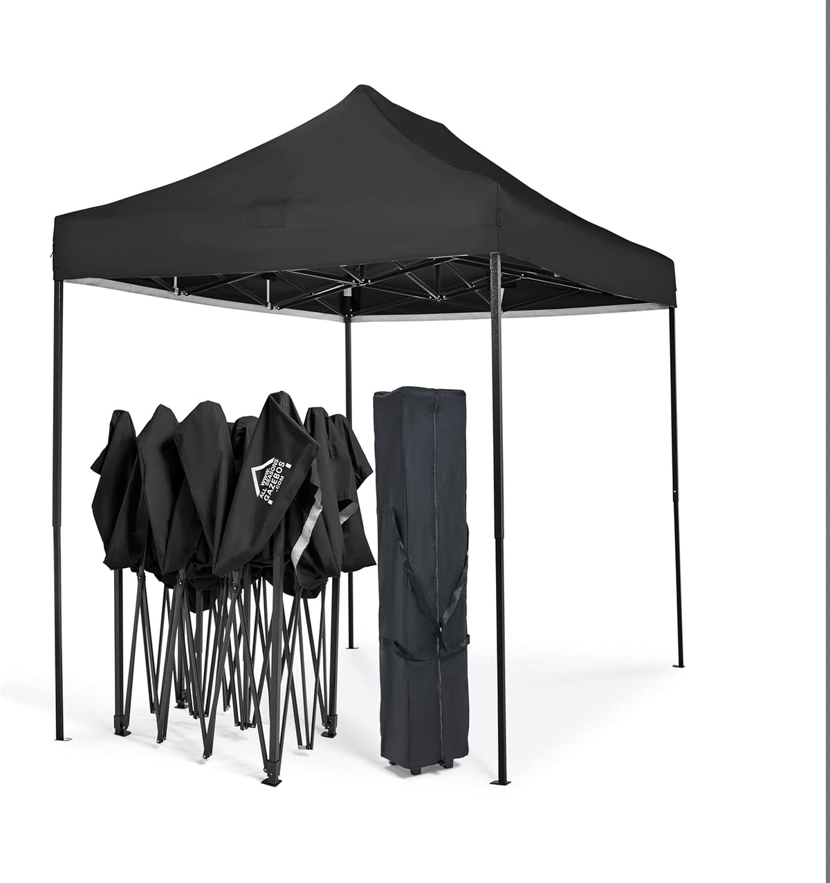 All Seasons Gazebos 3x2m Heavy Duty Volledig Waterdicht Pop Up Gazebo Met Accessoireset - Zwart