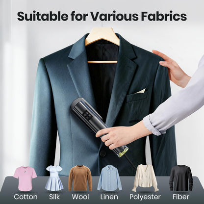 Kledingstomer – Reisstomer – Handstomer – Draagbare reisstomer – Stoomapparaat voor kleding – Compact en draagbaar – Snel kleding opfrissen