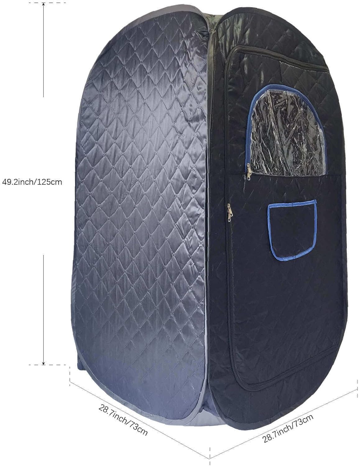 Sauna Tent Portable Sauna at Home Sauna Personal Residential Steam Sauna 220V 2L 1000W(1.5 Years Warranty) Black
