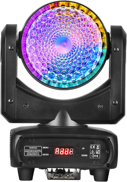 Betopper 120W RGBW LED Moving Head Light Full Color Beam Disco Licht, Pak voor Nachtclub Party Bruiloft (LM120-EU)
